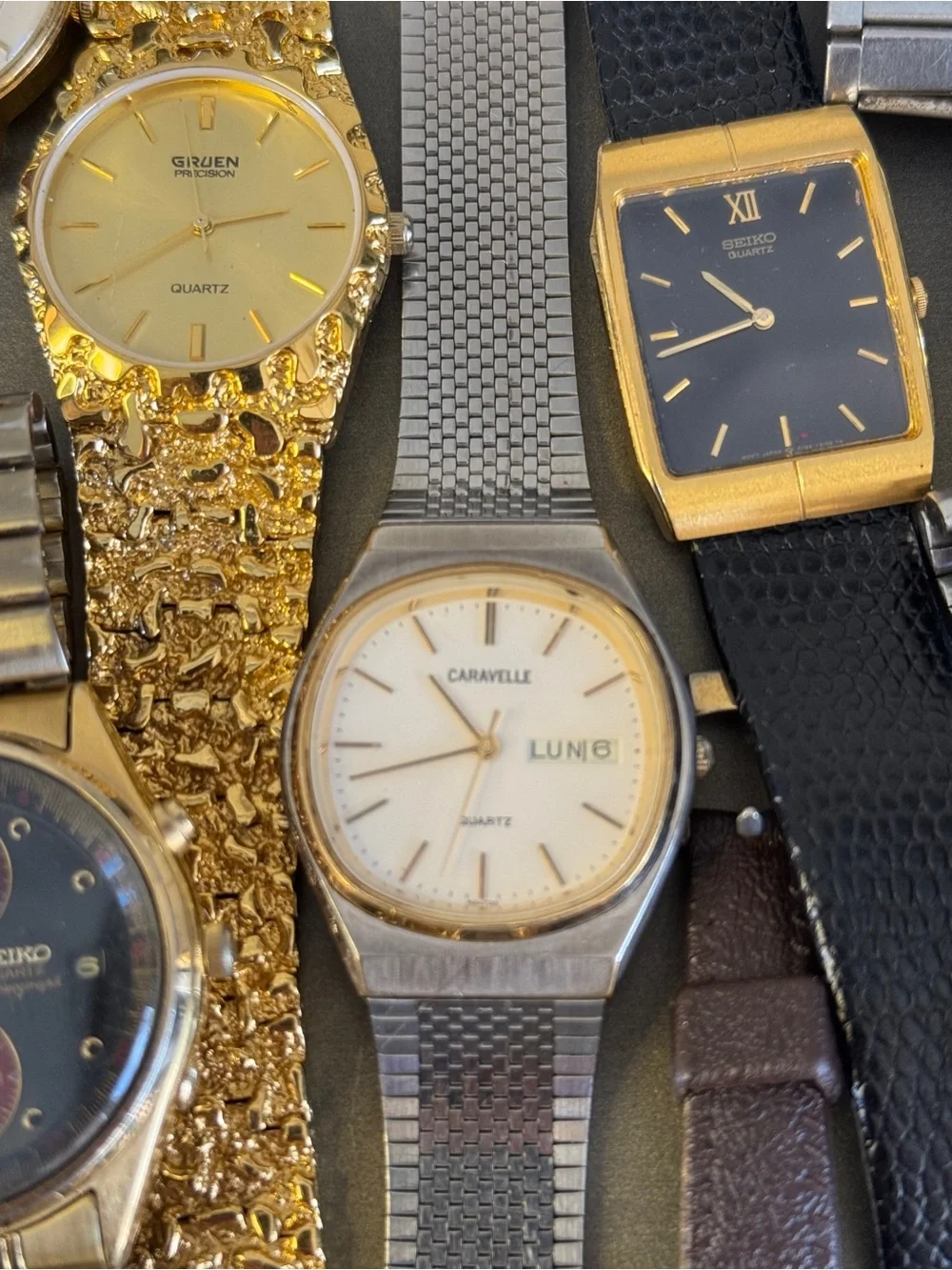 Seiko Caravelle Citizen Timex Vostok Casio Gruen Vintage Quartz Mech Most Work!!